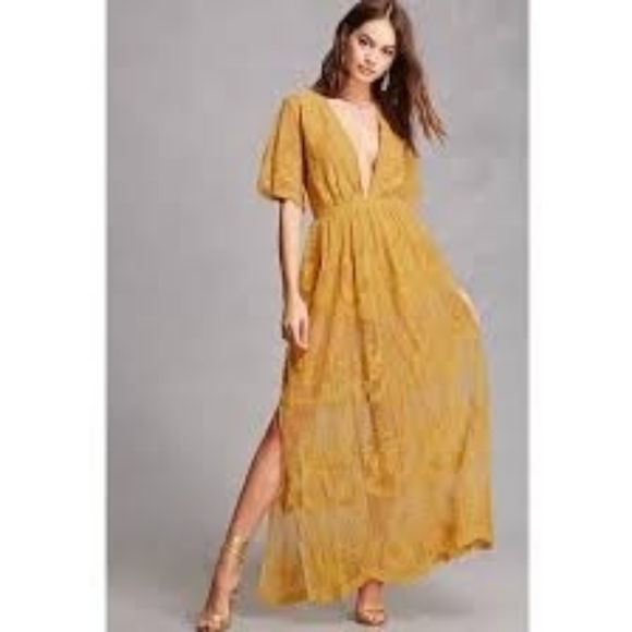 Honeu Punch Lace Dress/Jumpsuit - Picture 1 of 5